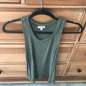 Cute olive green tank